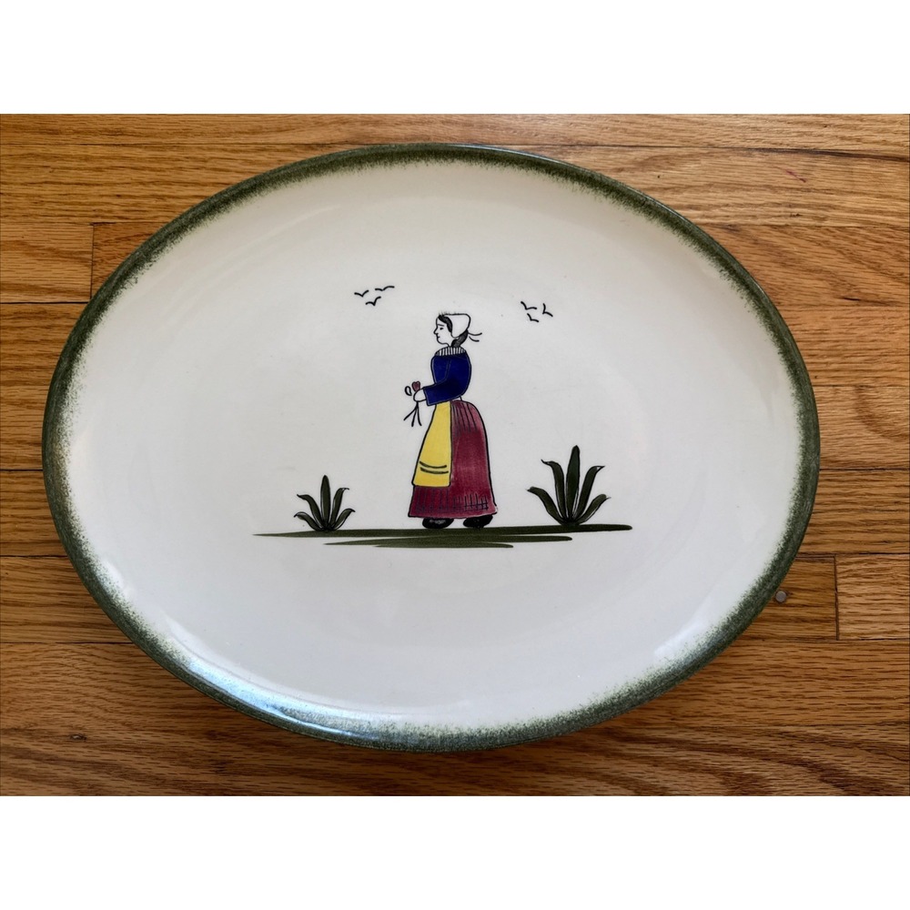 Edwin Knowles NORMANDY Oval Platter 12.5" x 10"  GC 51-11 Cottagecore grannycore